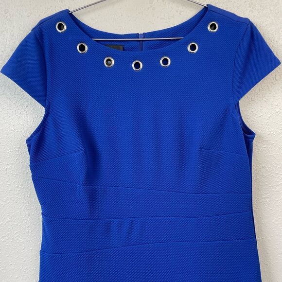 Blue Alyx Midi Dress Size 14 EUC - Picture 2 of 6